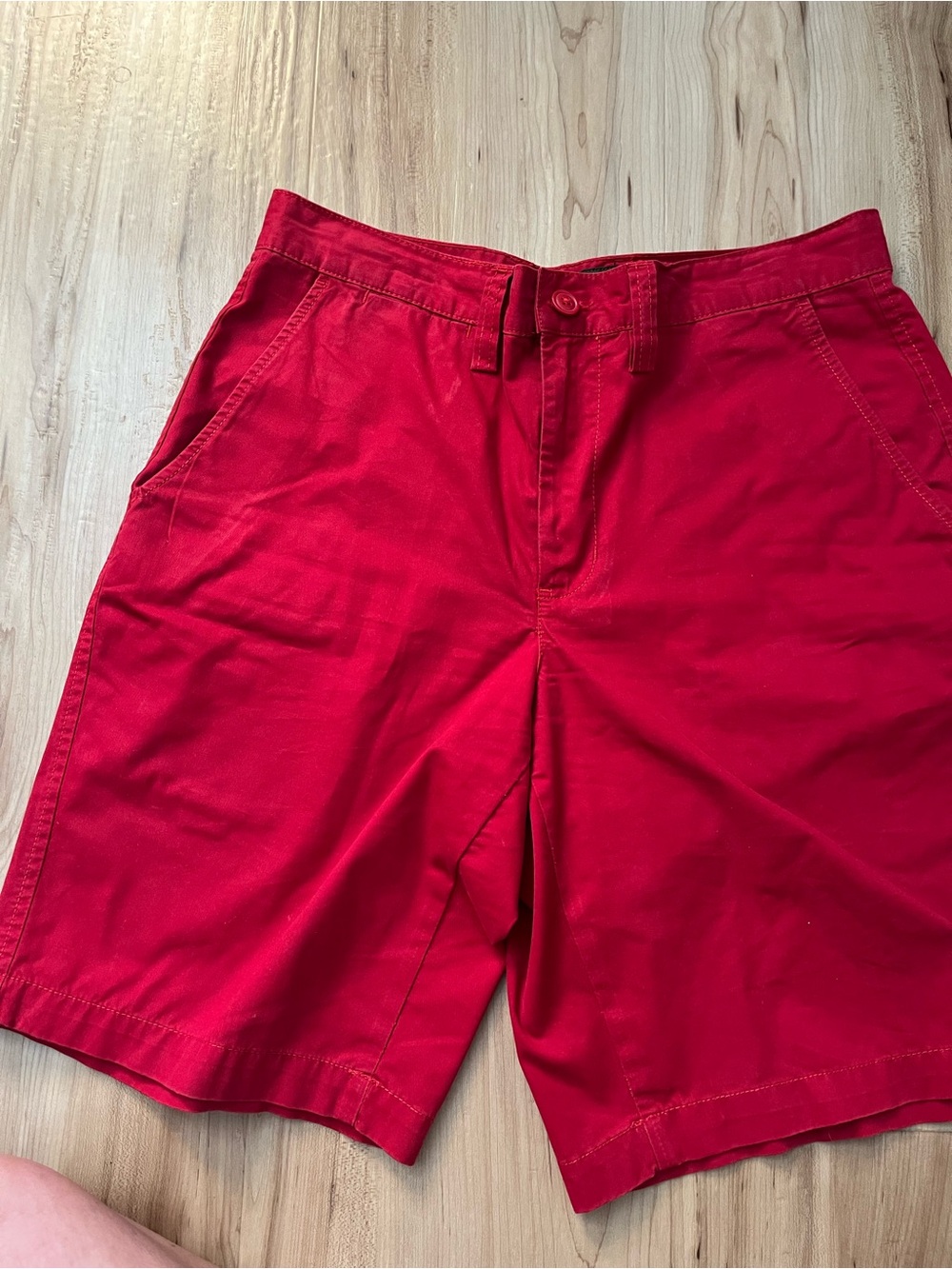 Eddie Bauer Red Men's Chino Shorts